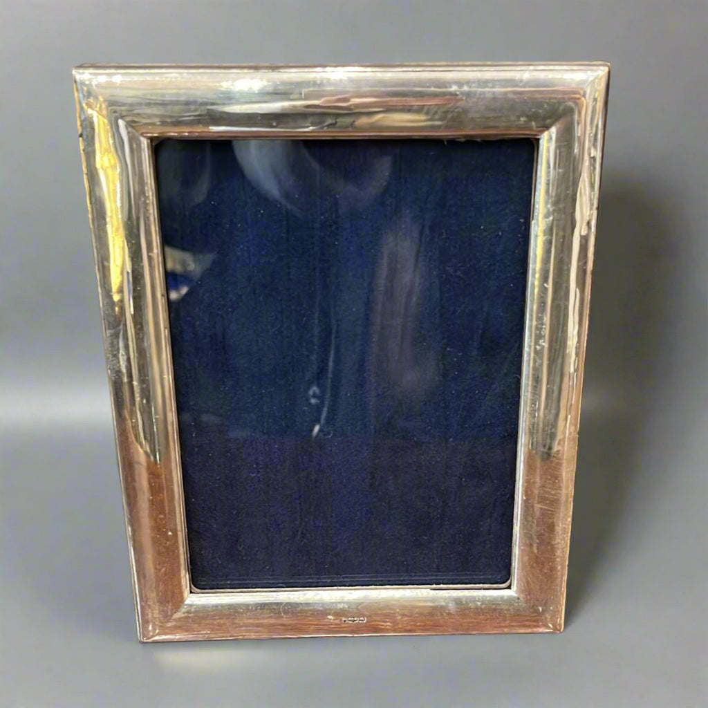 5x4" plain silver frame