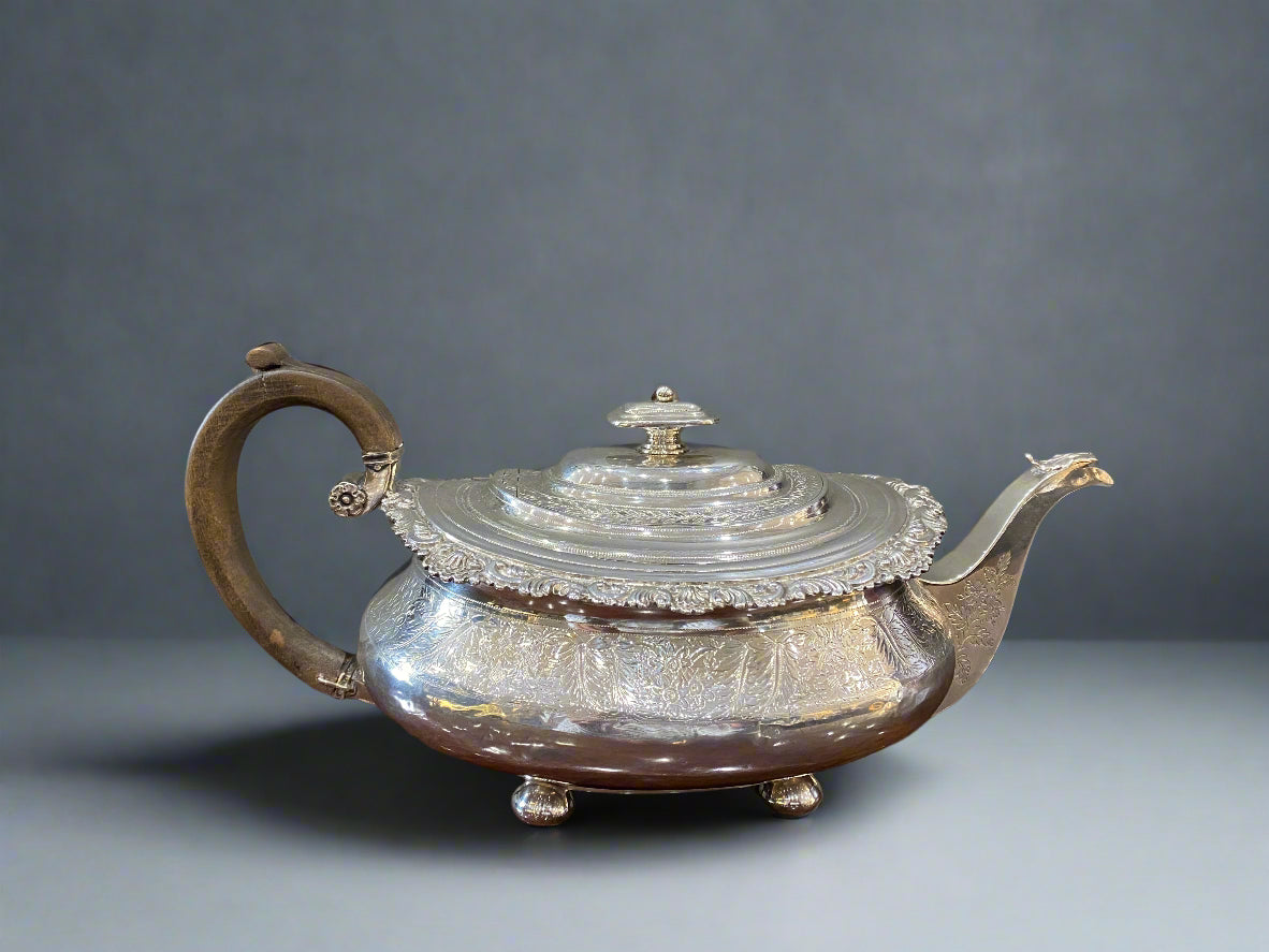 scottish silver teapot