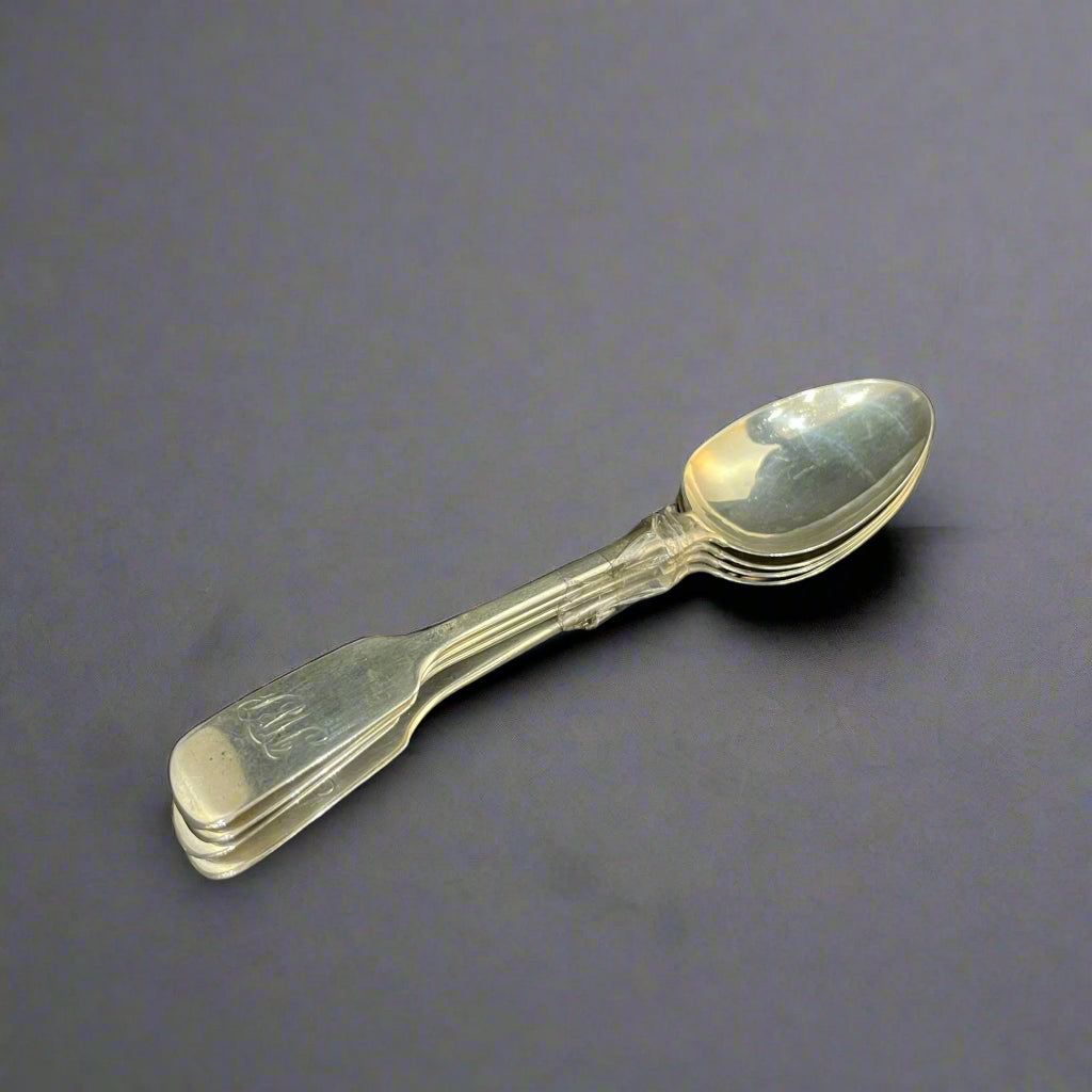 A set of 4 teaspoons Exeter 1845