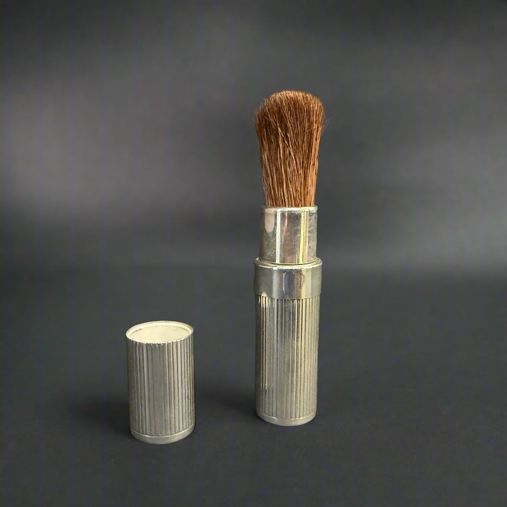 Silver make up brush 
