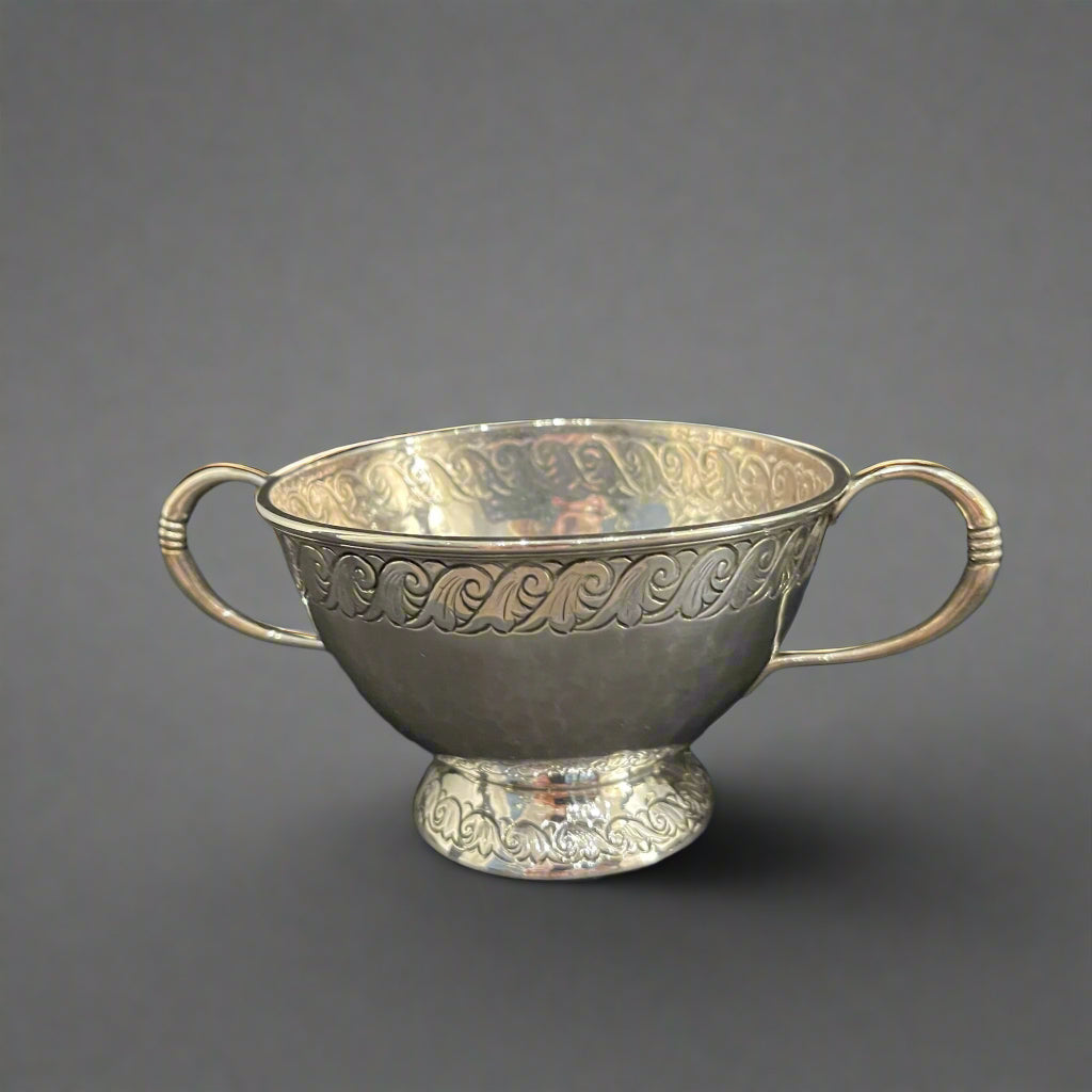 Three-piece silver Liberty design tea set made in Birmingham 1918 for Liberty and Co