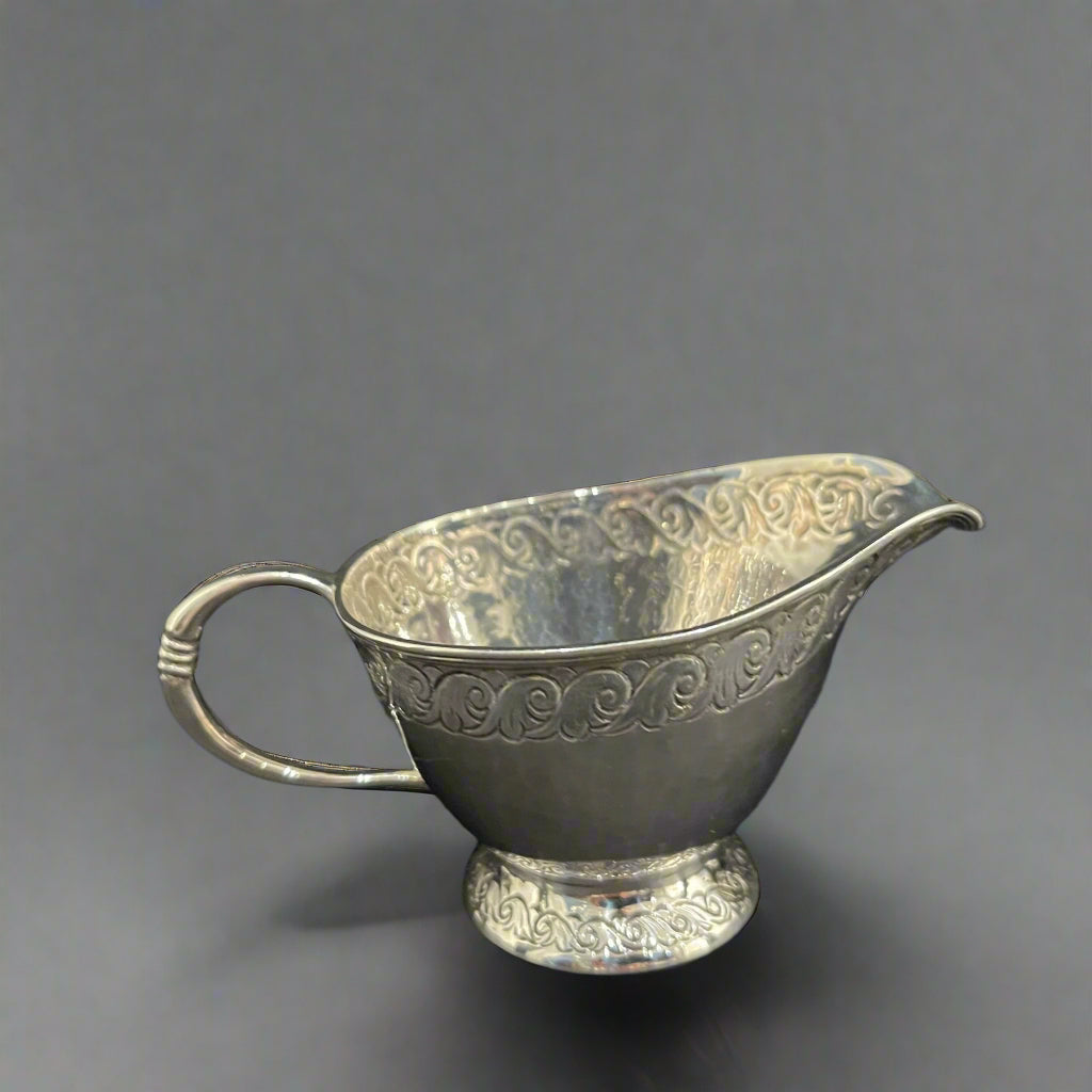Three-piece silver Liberty design tea set made in Birmingham 1918 for Liberty and Co