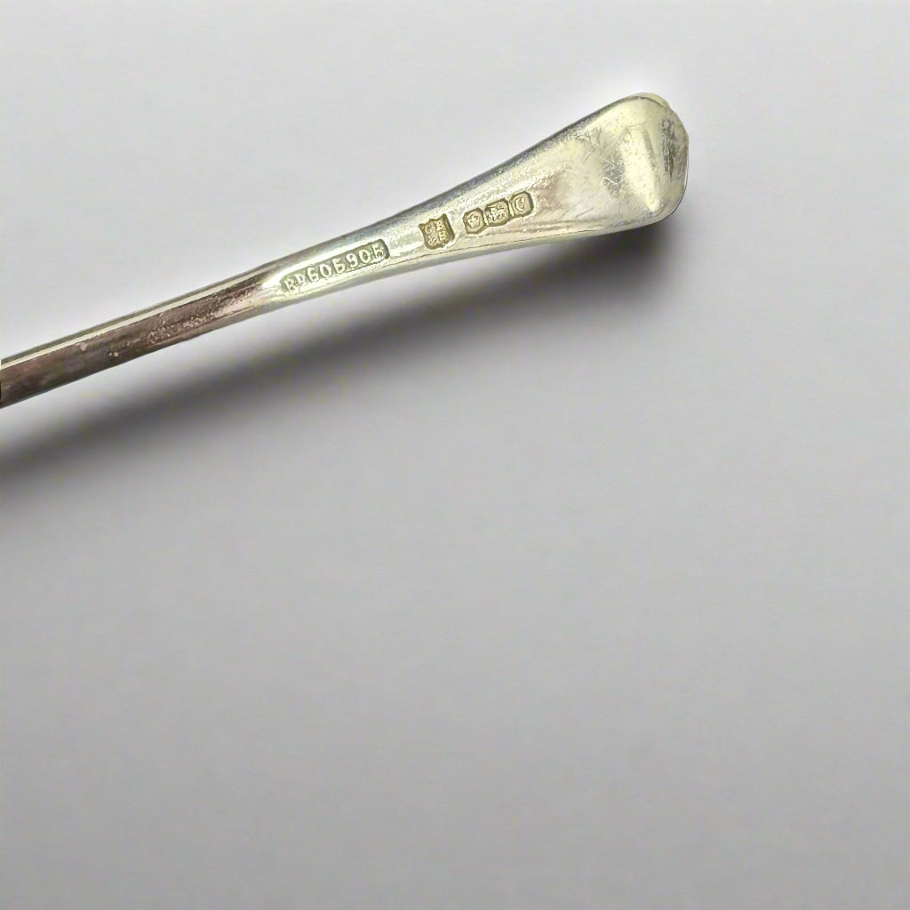 Boxed set of 12 silver teaspoons made in Sheffield 1920 by Cooper Brothers