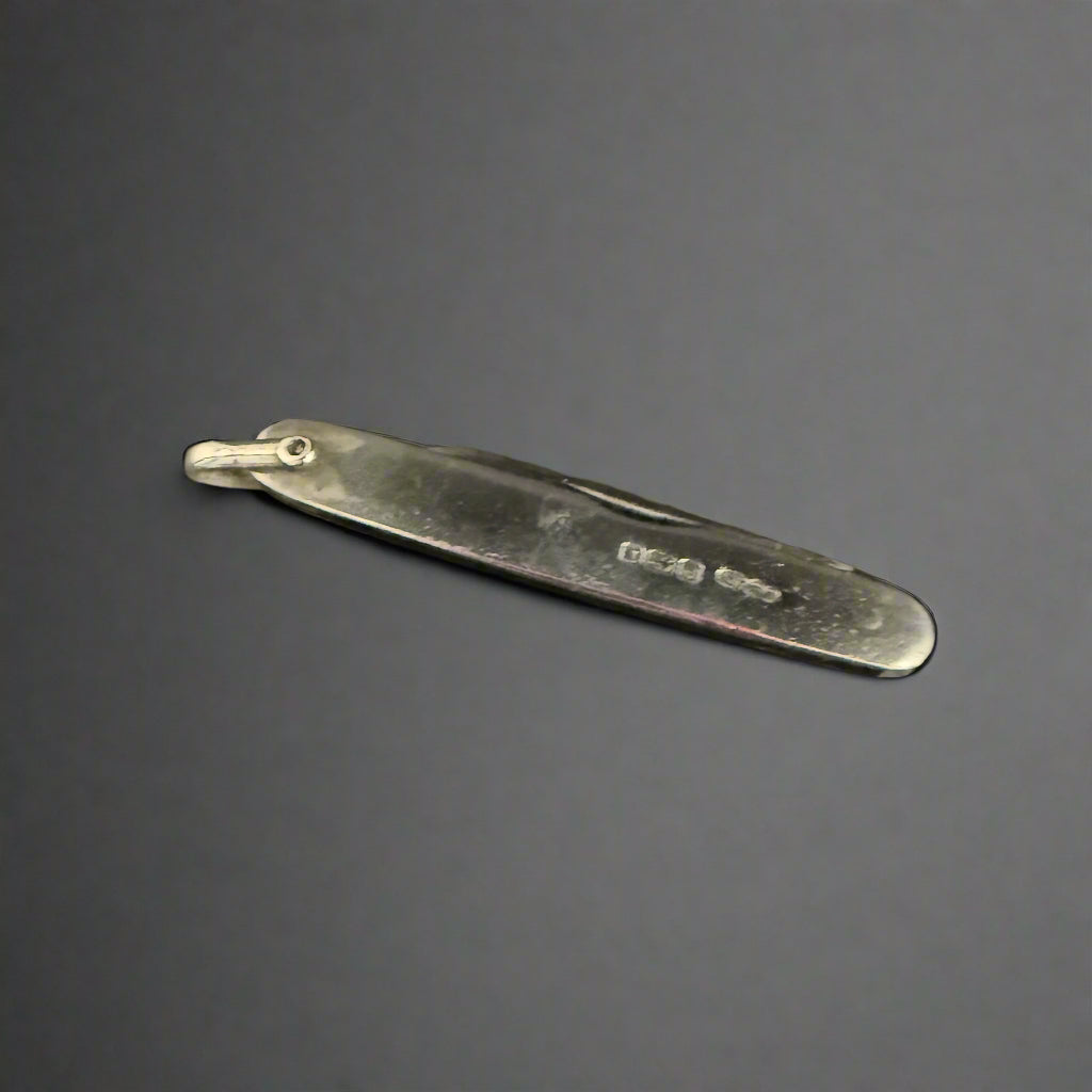 Silver pen knife made in Sheffield 1909 by Sampson Mordon