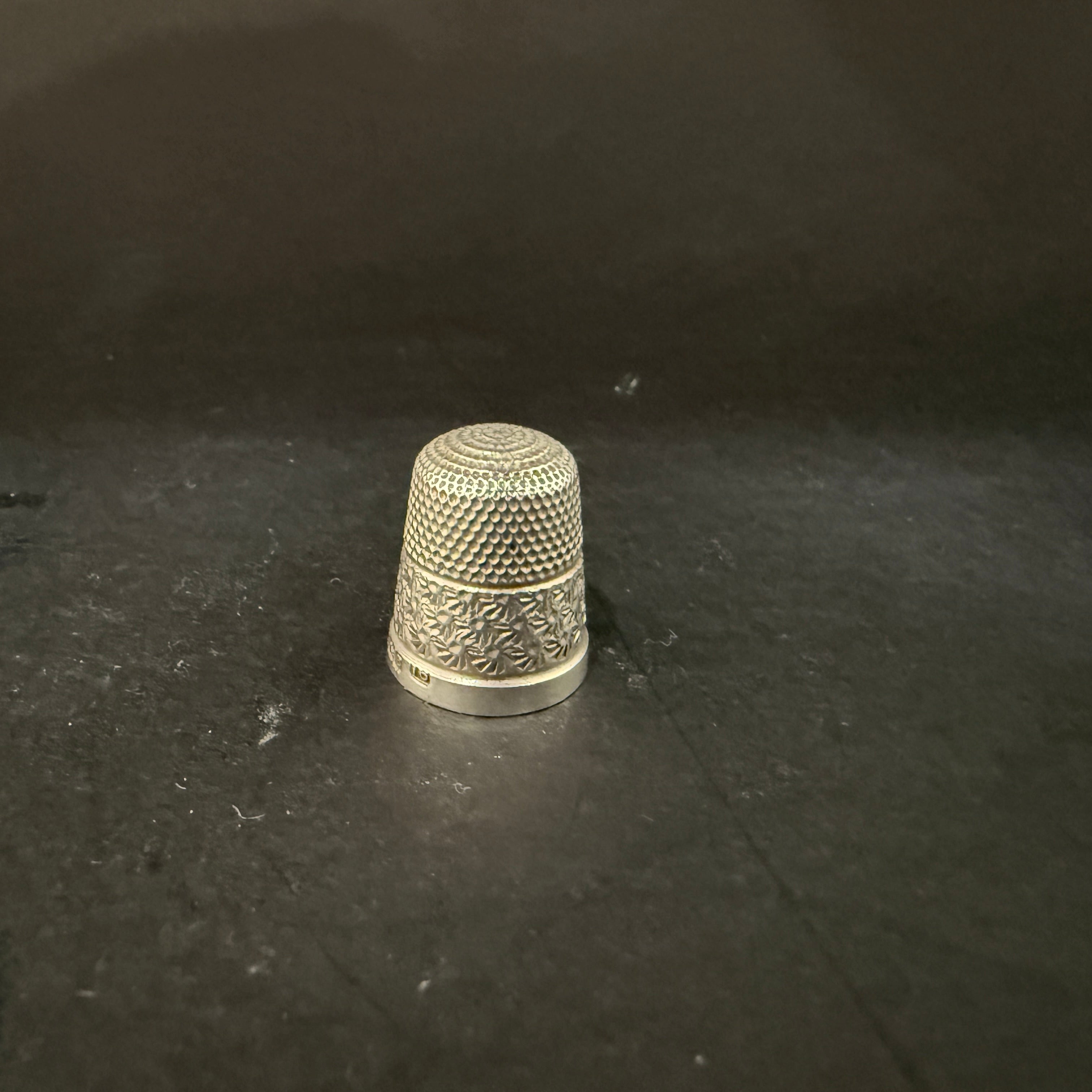 Silver thimble