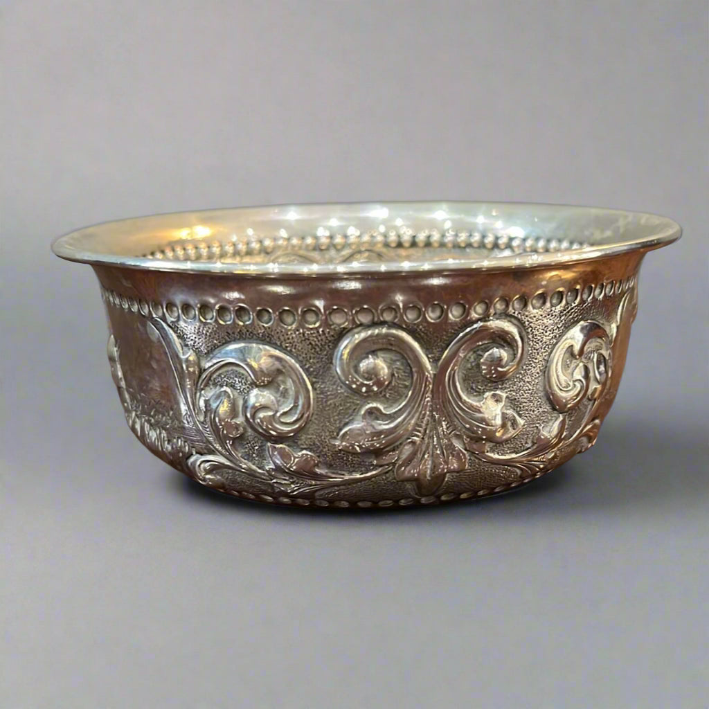 Dutch antique silver bowl circa 1920