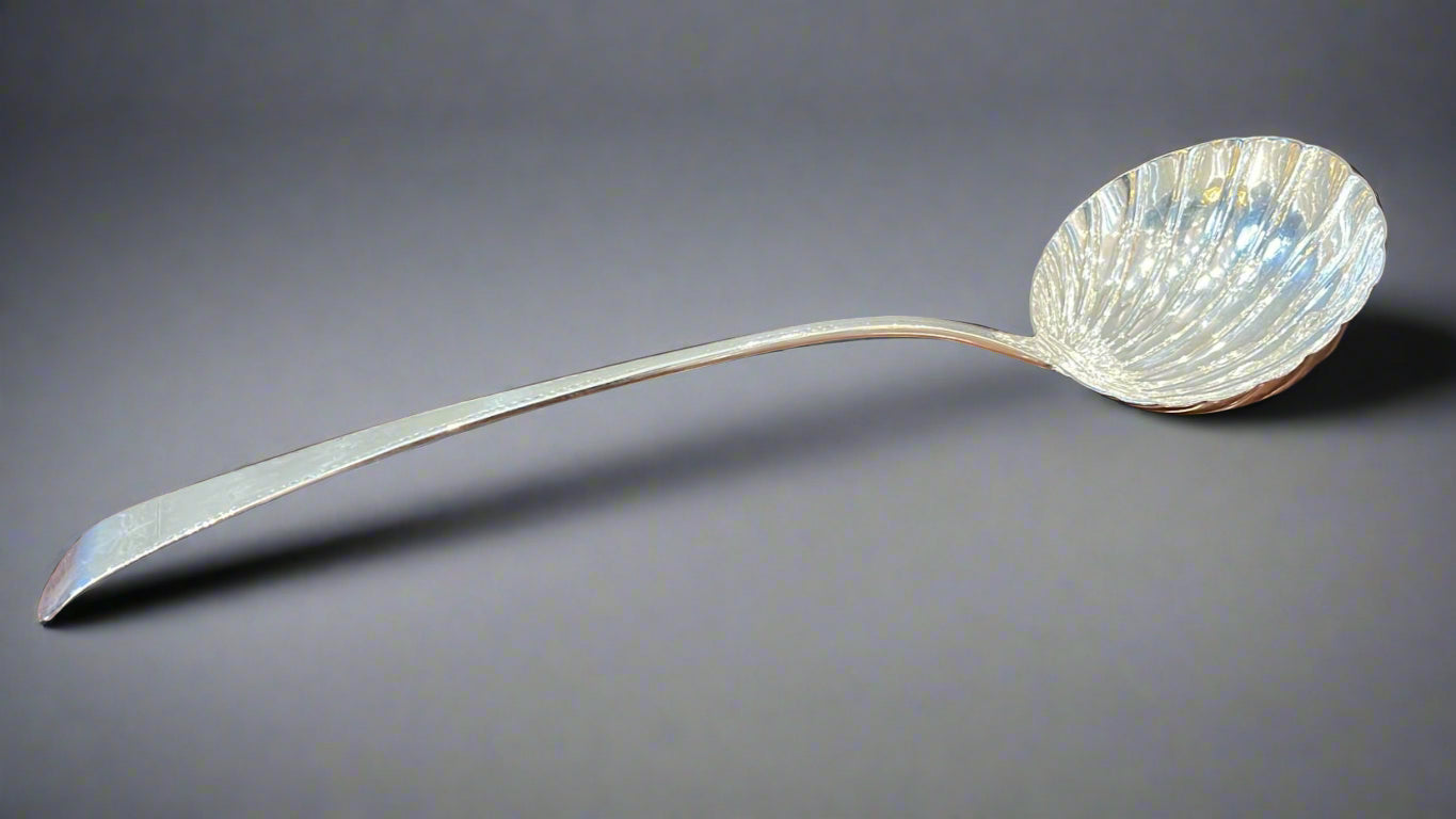 Irish feather bowl ladle 1777 by Michael Homer