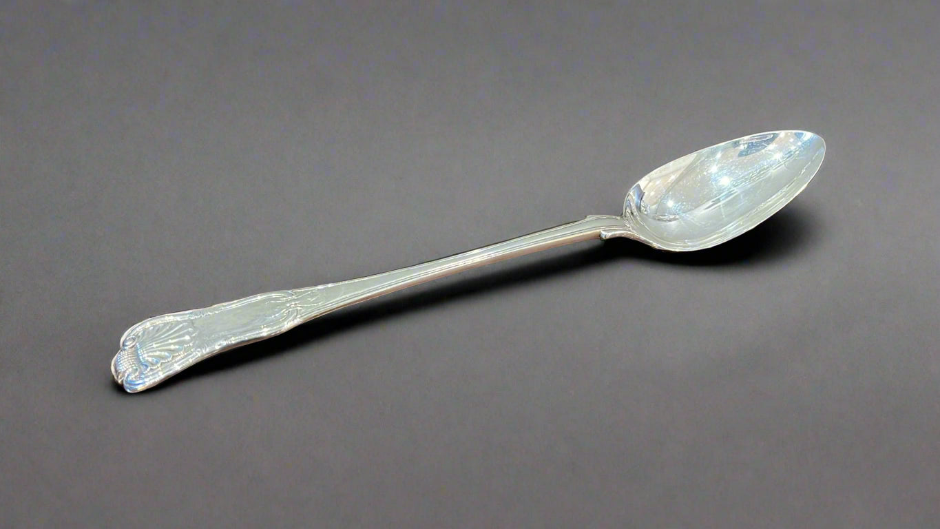 Silver basting spoon London 1824 by William Chawner