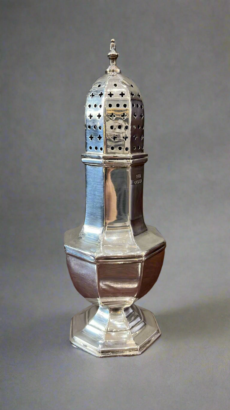 Silver sugar caster Sheffield 1938 by Viners