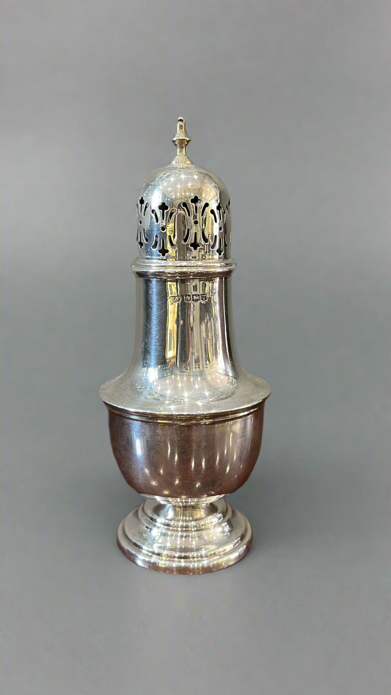 Silver sugar caster Sheffield 1961 by Viners