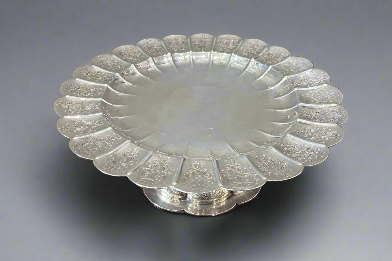 Silver table centrepiece London 1856 by William Moulson