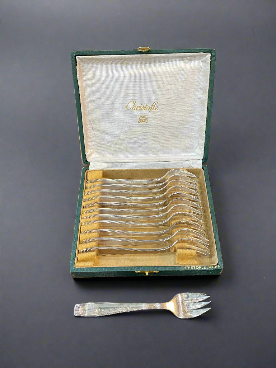 christofle oyster forks