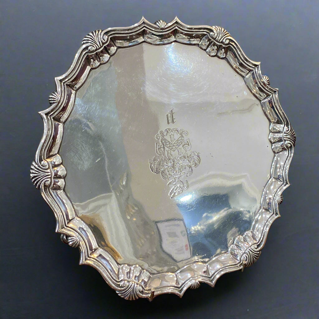 georgian silver salver