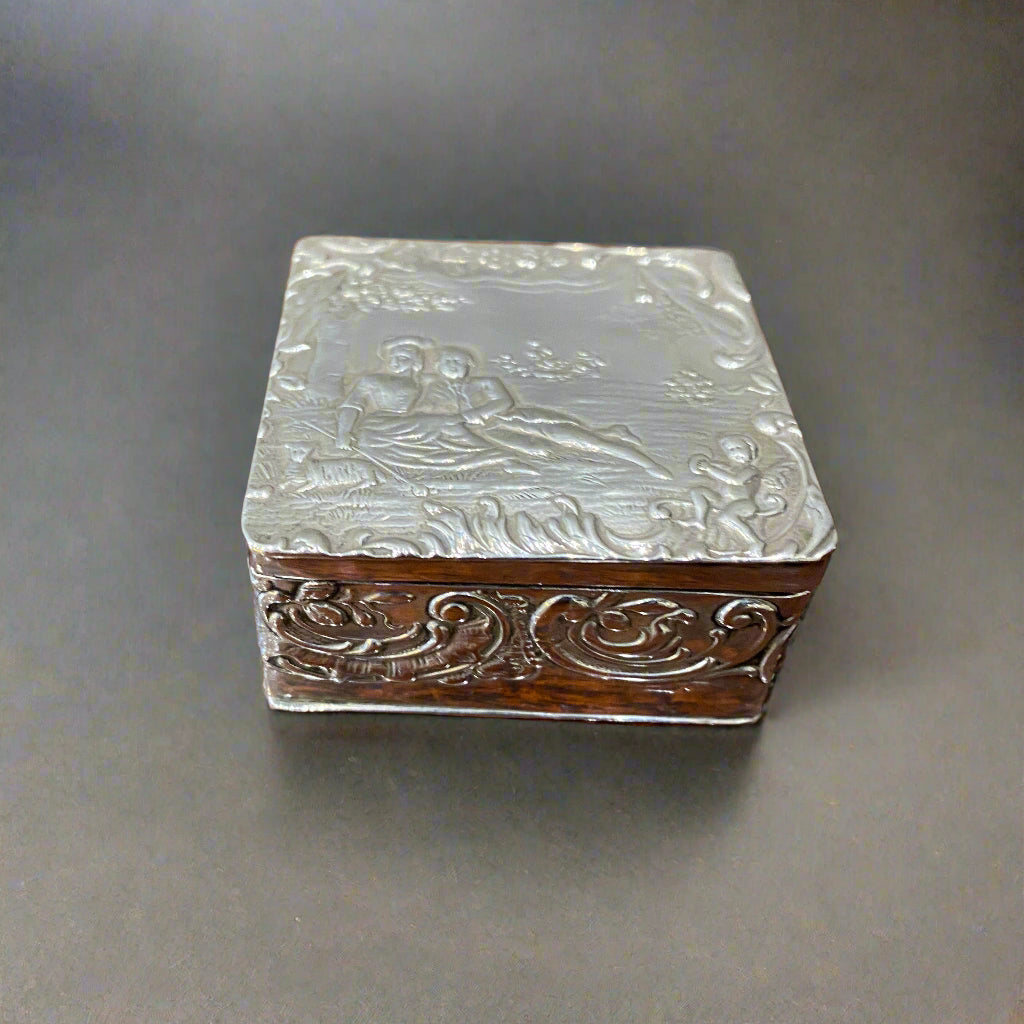 silver trinket box