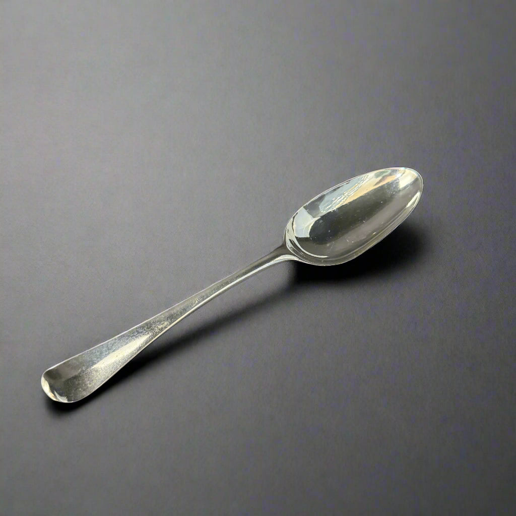 Georgian Silver serving spoon by Isaac Collarel of London 1740