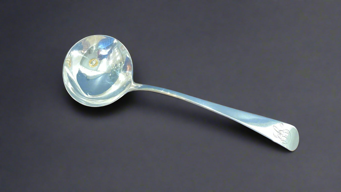 georgian silver sauce ladle