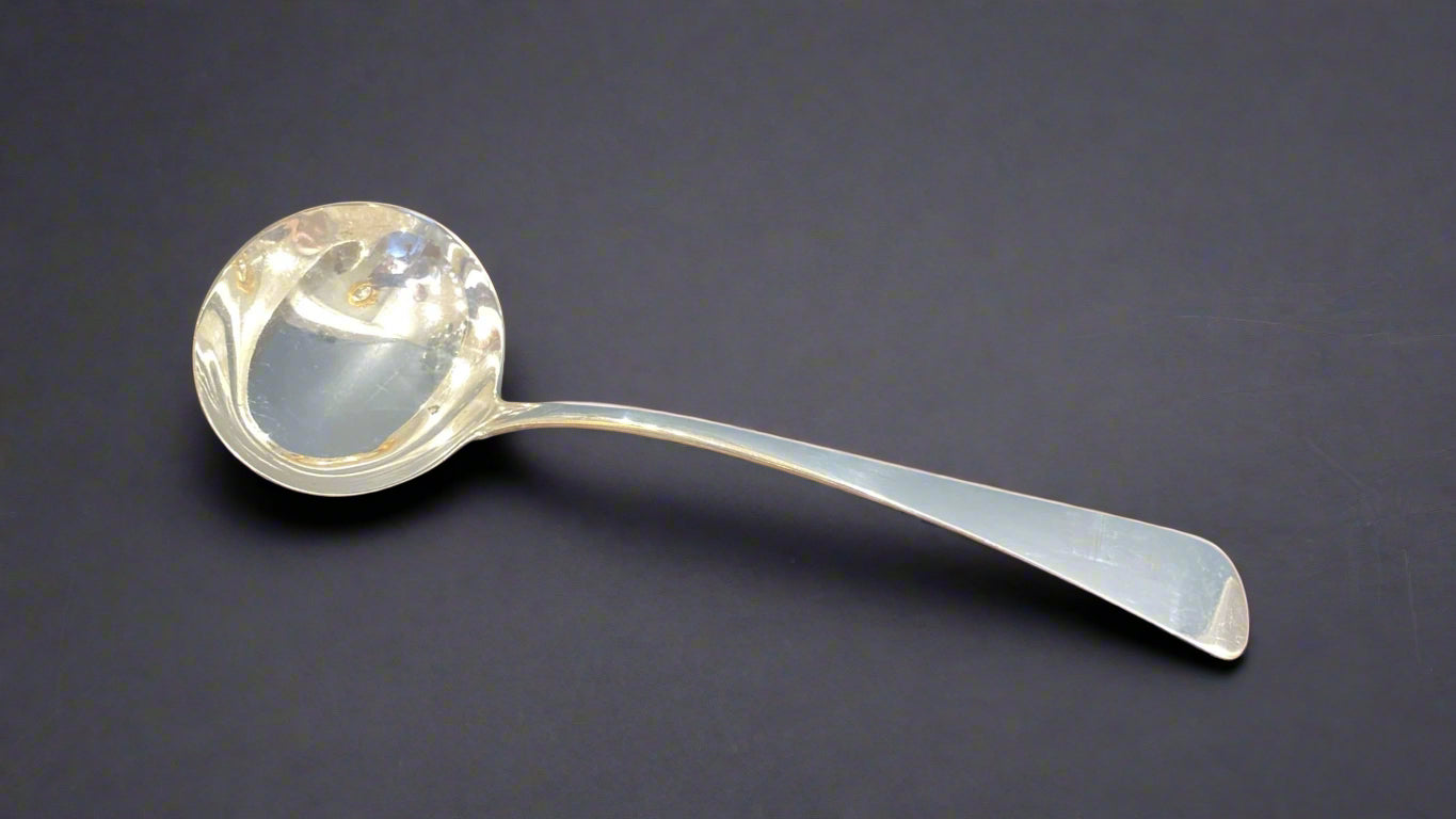 georgian silver sauce ladle