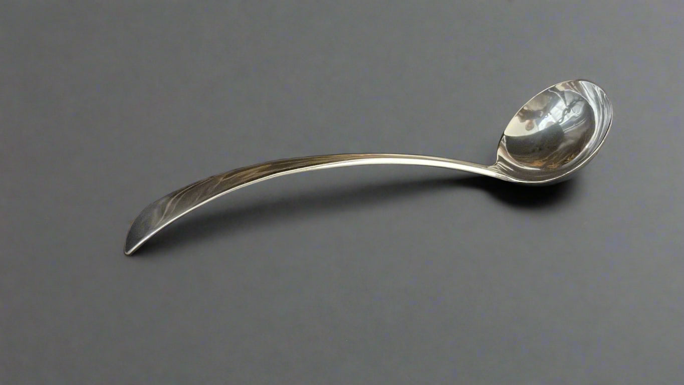 georgian silver sauce ladle