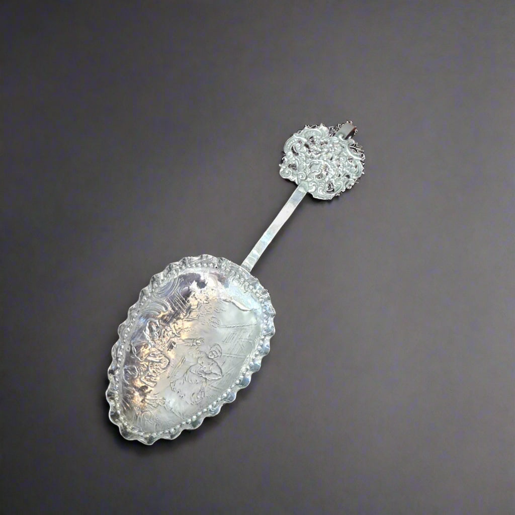 german import silver sugar spoon