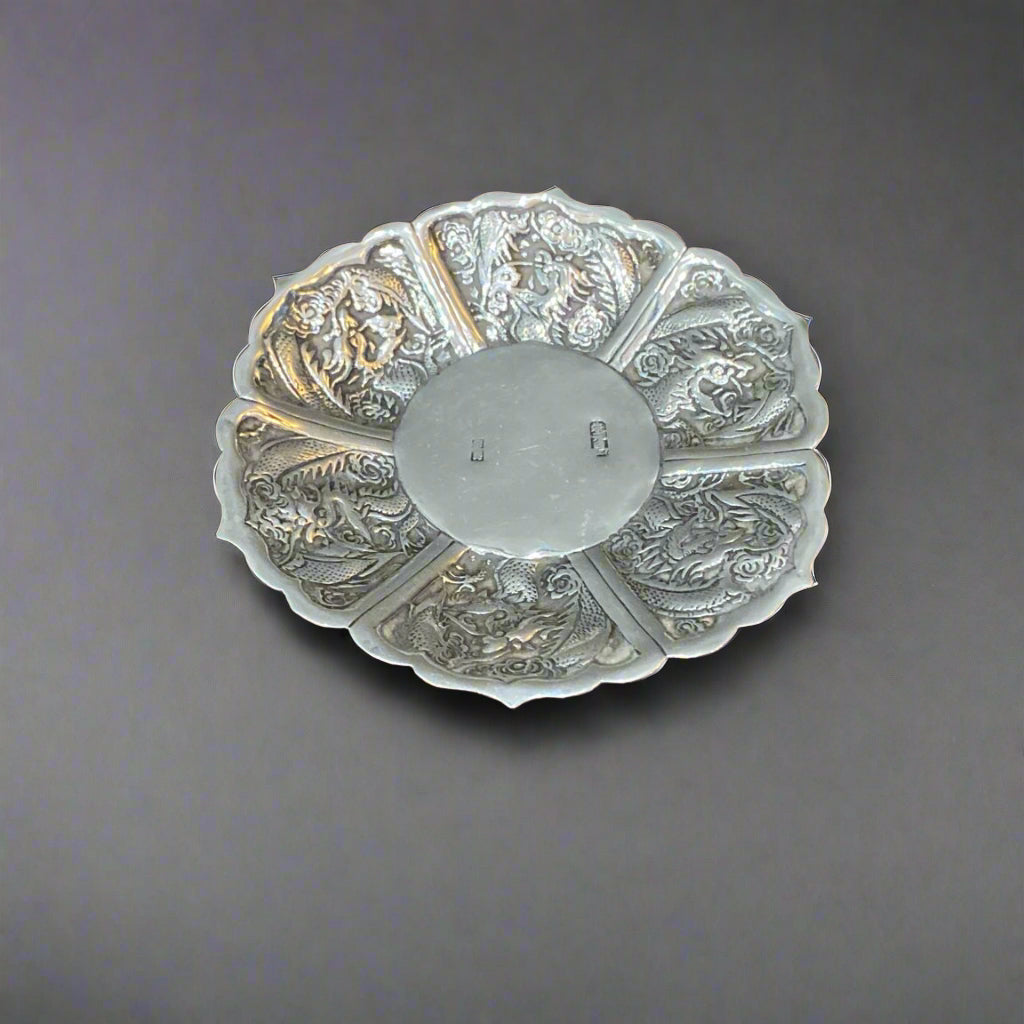 Chinese silver dish