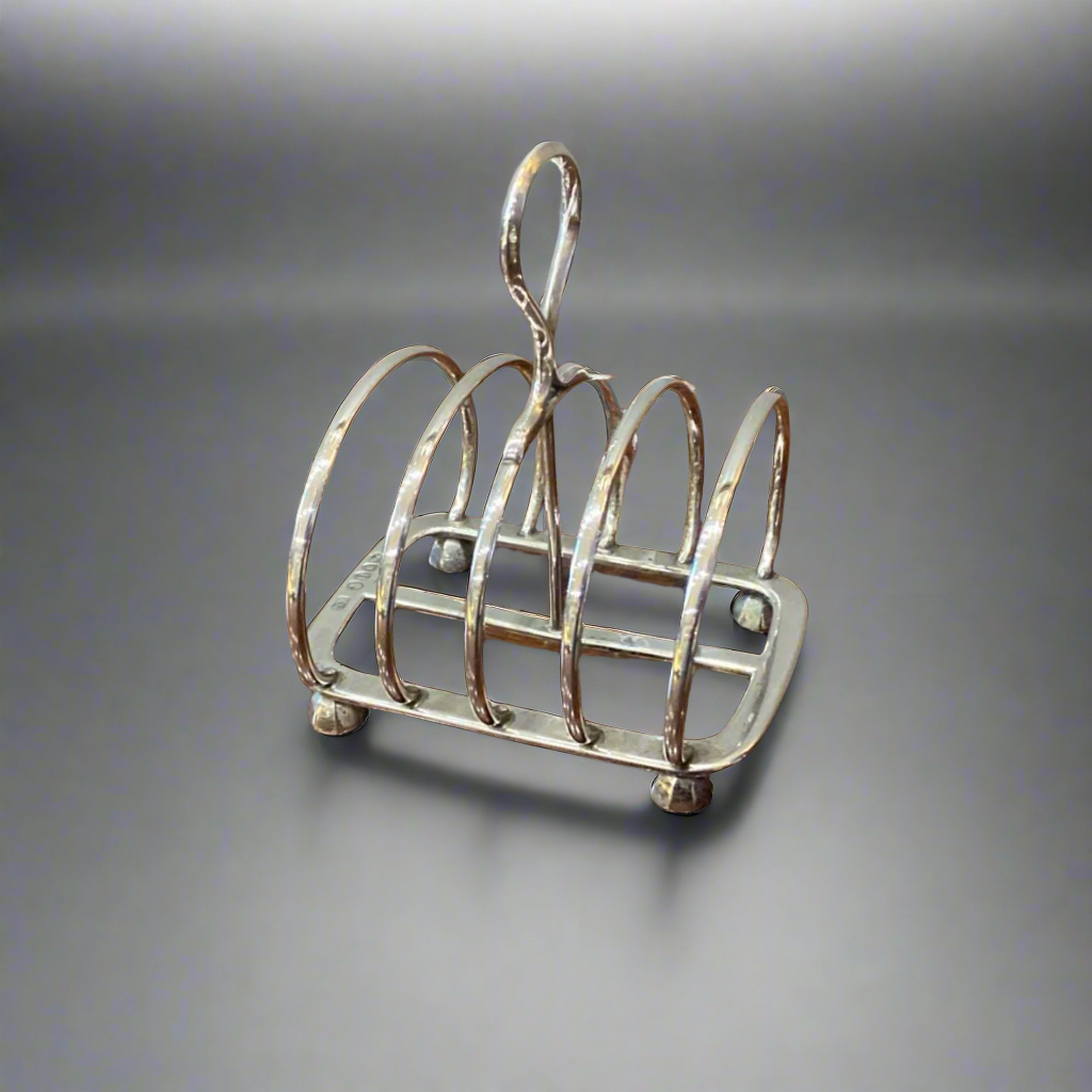 4 bar silver toast rack