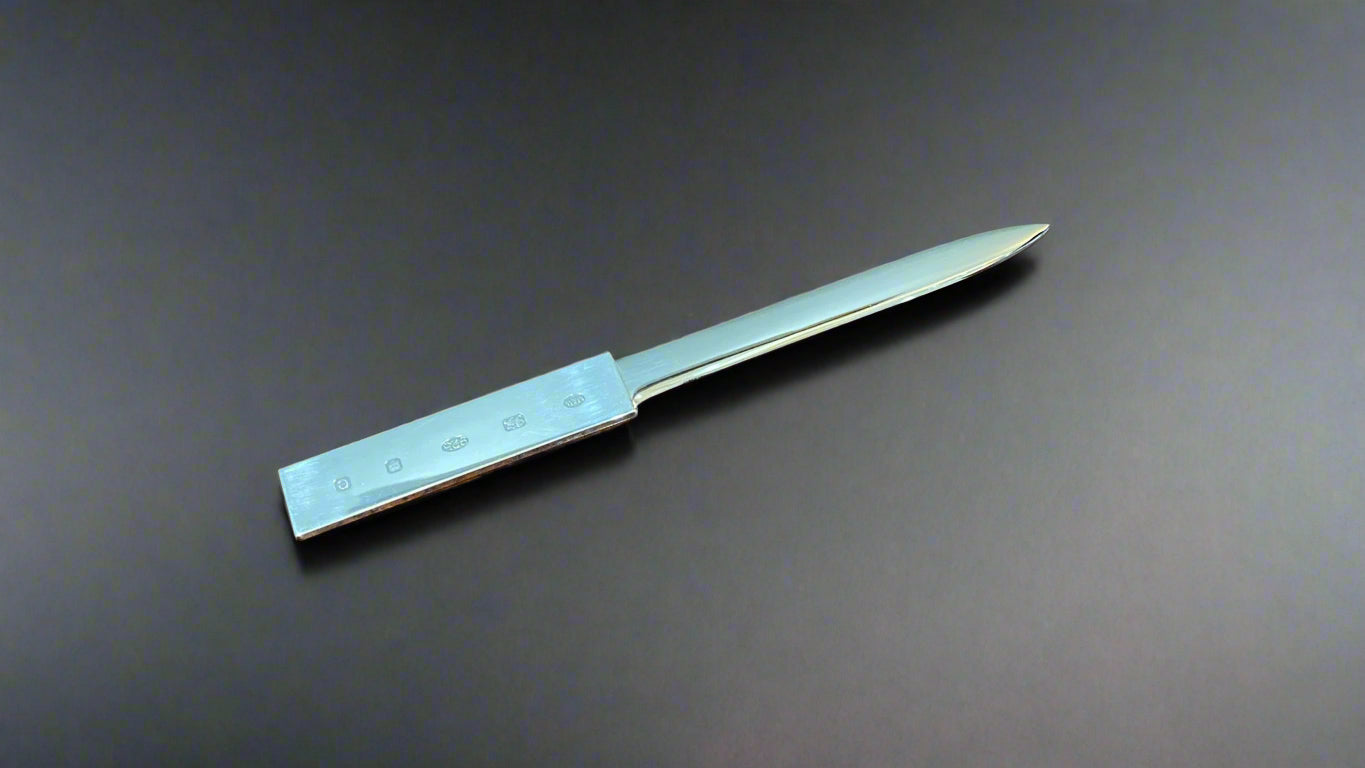 silver letter opener mappin and webb