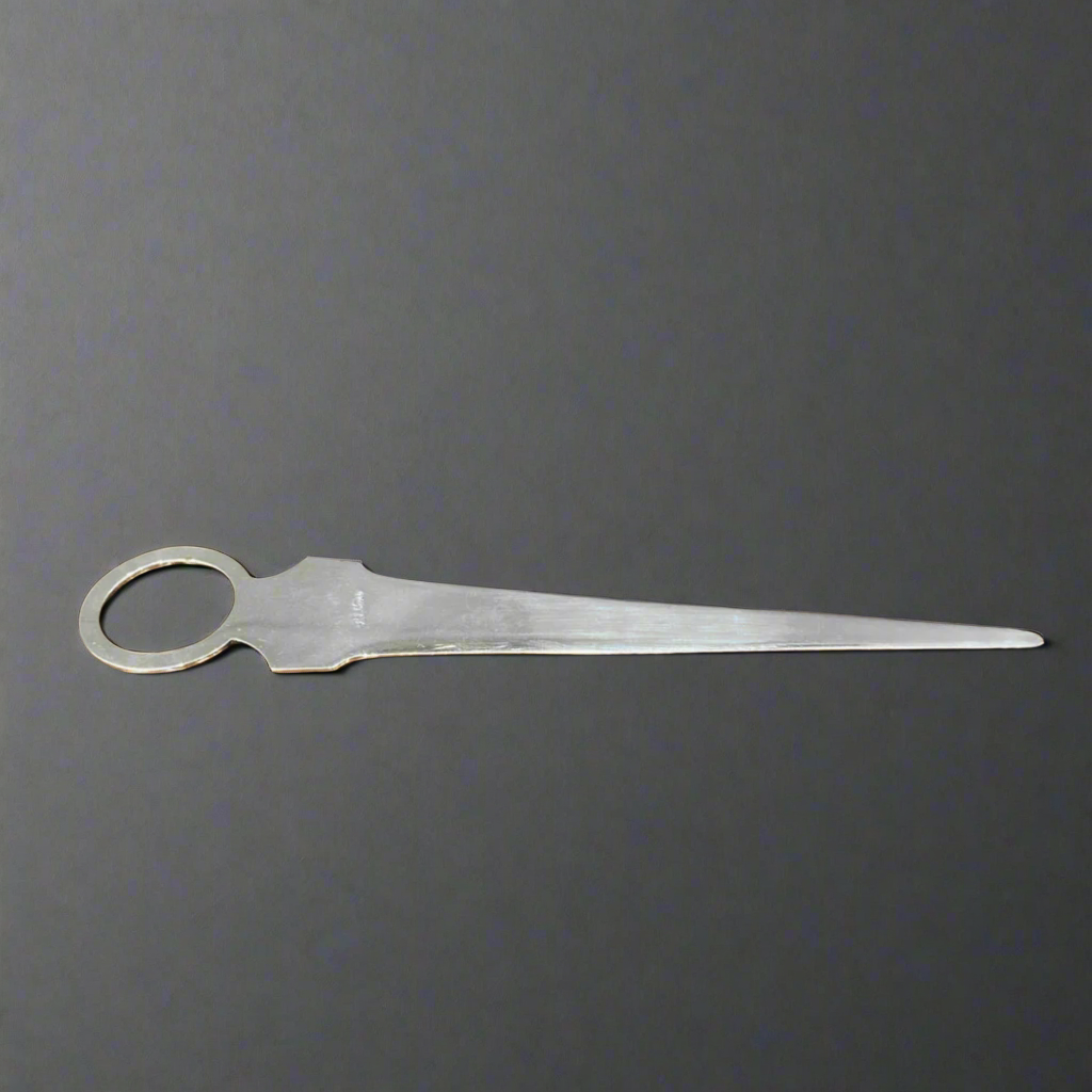 silver letter opener by R E Stone