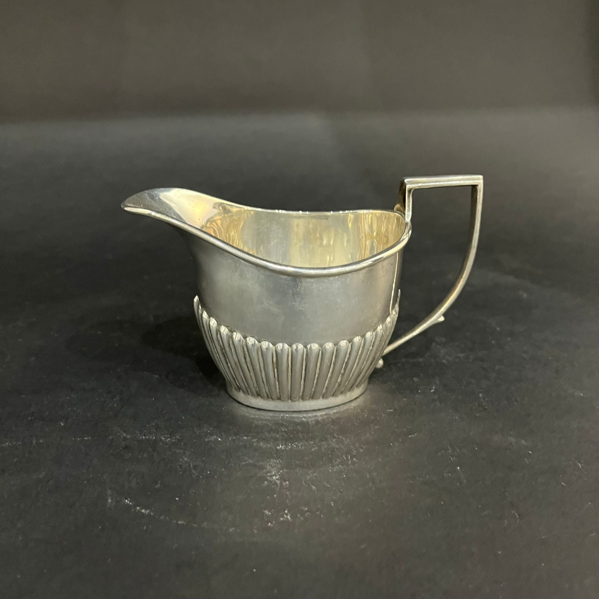 antique silver cream jug