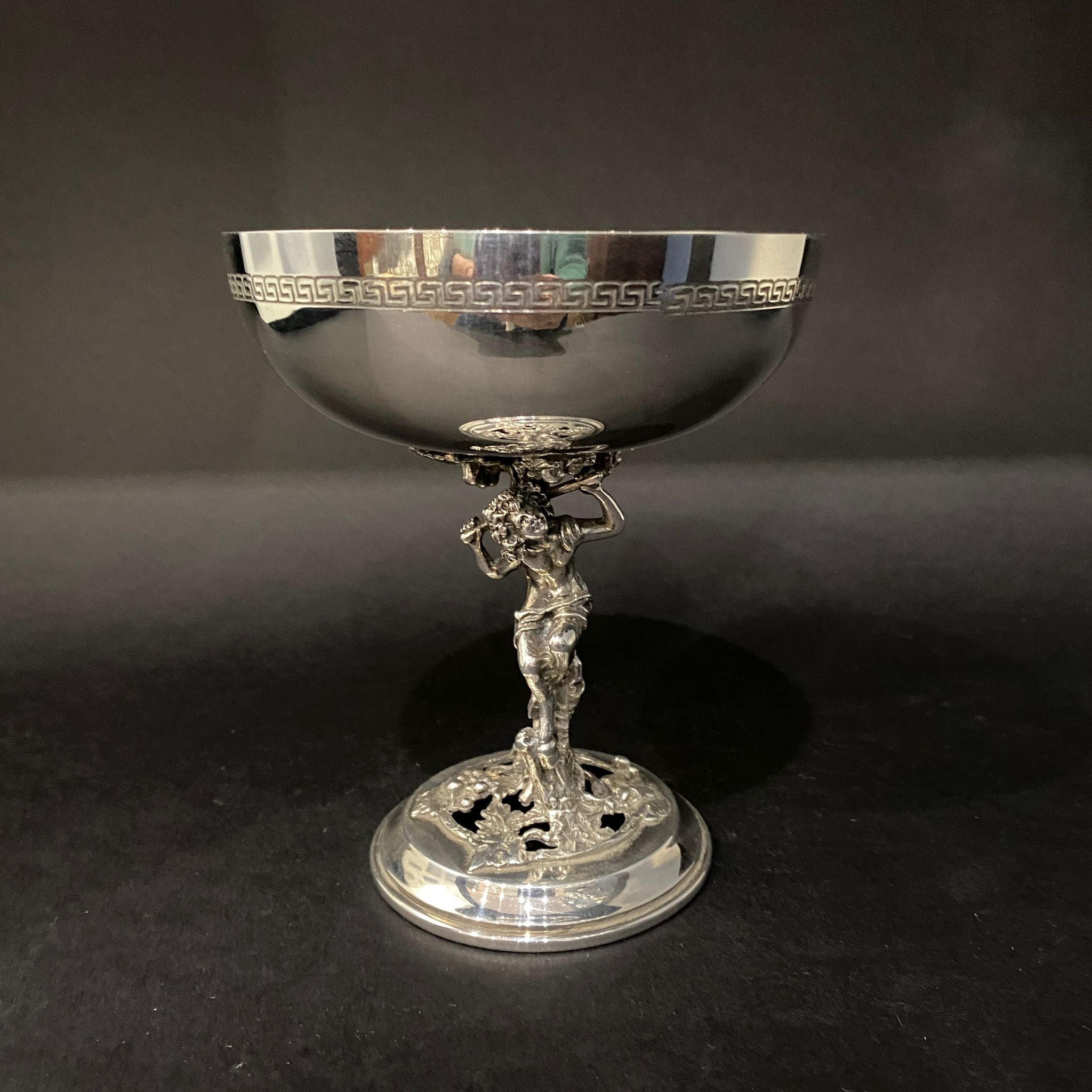 Spanish silver champagne coupe