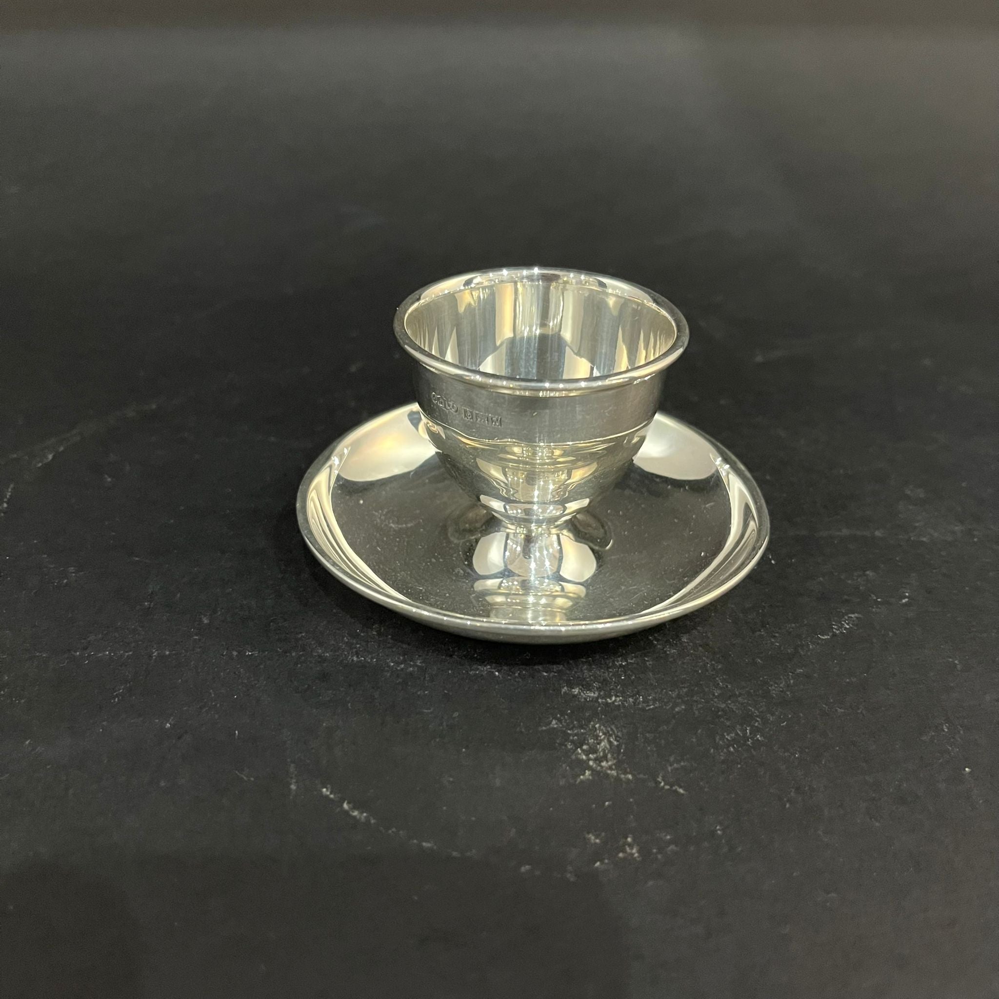 silver egg cup