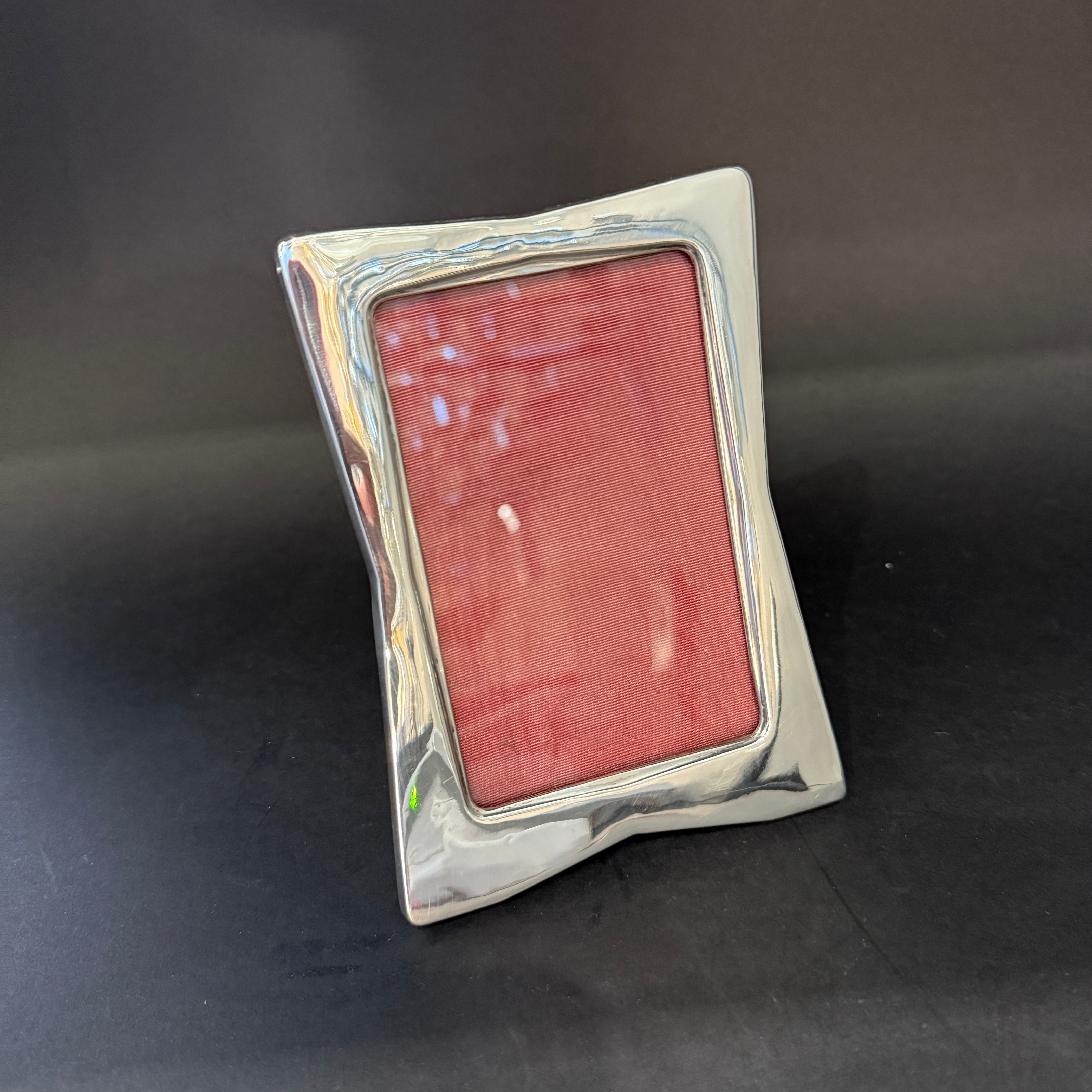5x3" Art Nouveau style silver frame made in Chester 1922 by William Vale & Son 