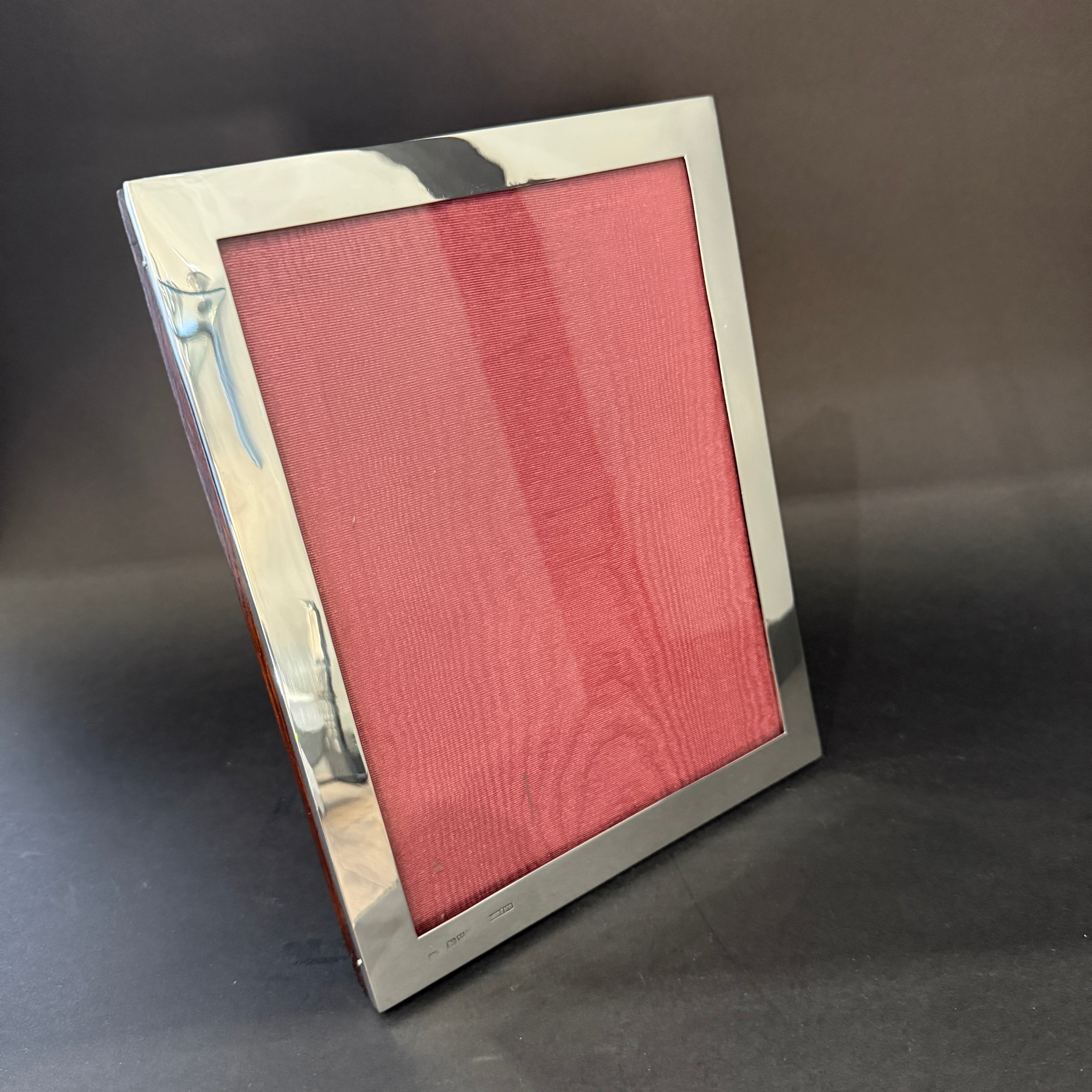 6x8" heavy silver frame made in Chester 1906 (no maker's mark)