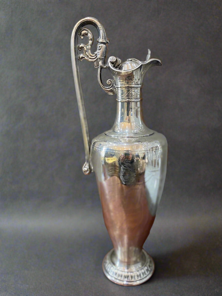 elkington silver wine ewer