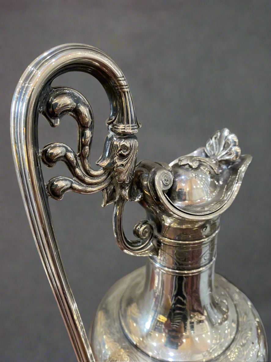 Elkington silver ewer top