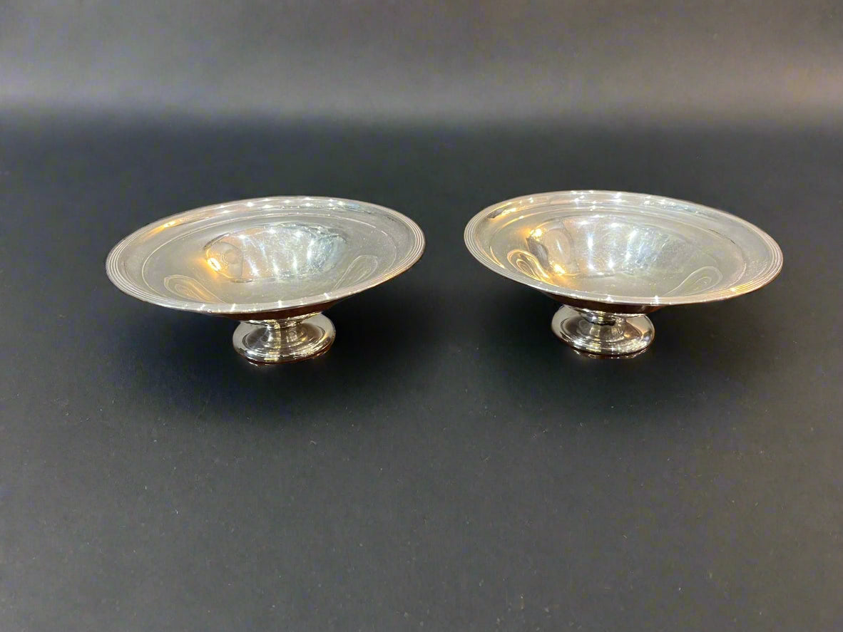 Pair of silver bon bon dishes made in Sheffield 1905 by James Dixon Son