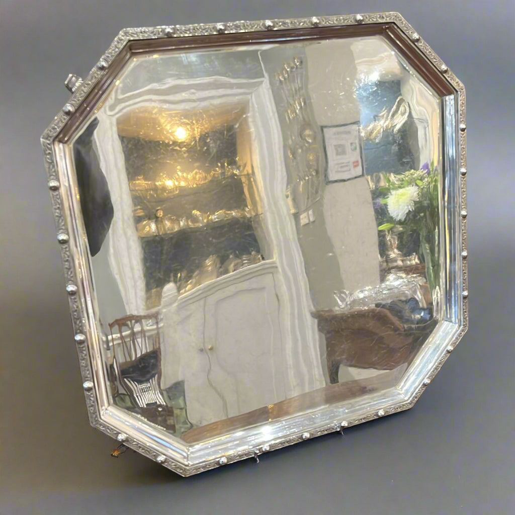 square silver salver