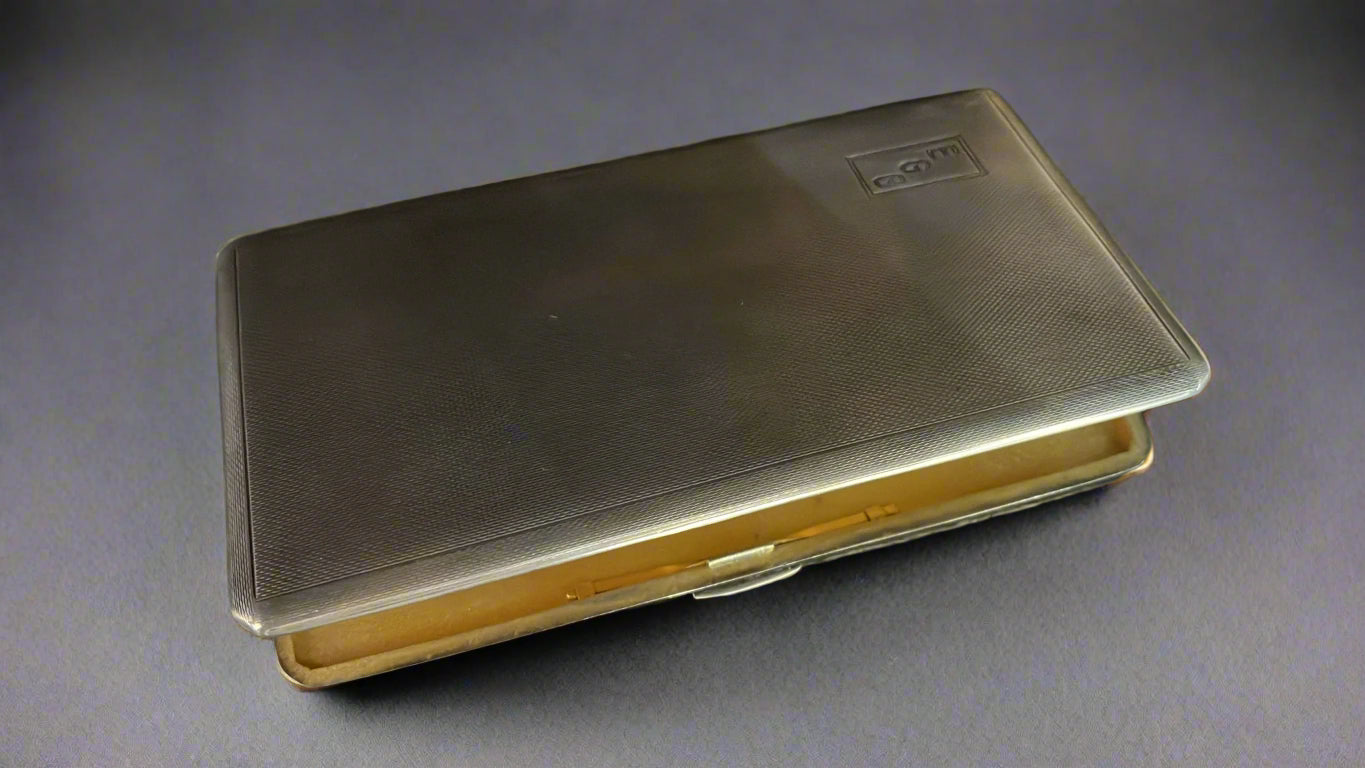 silver cigarette case