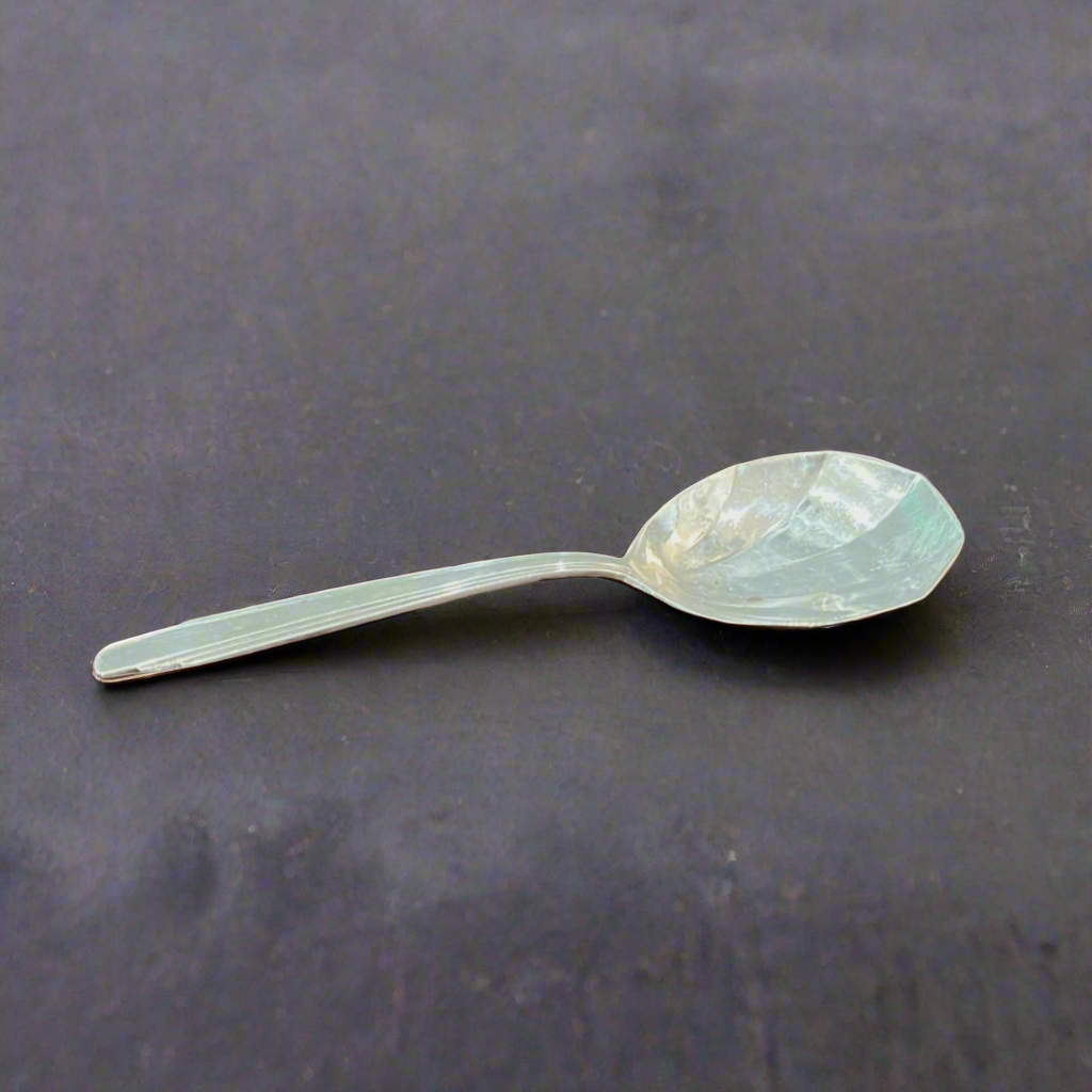 silver jam spoon made in sheffield