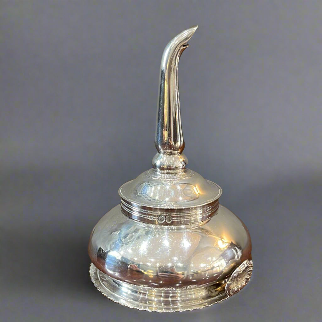 Silver wine funnel made in London 1836 by Charles Fox