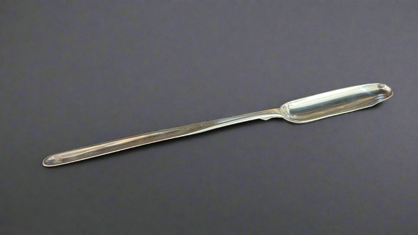 georgian silver marrow scoop