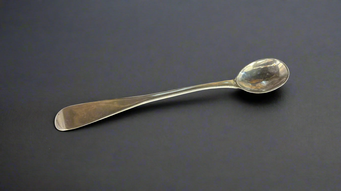 antique silver jam spoon