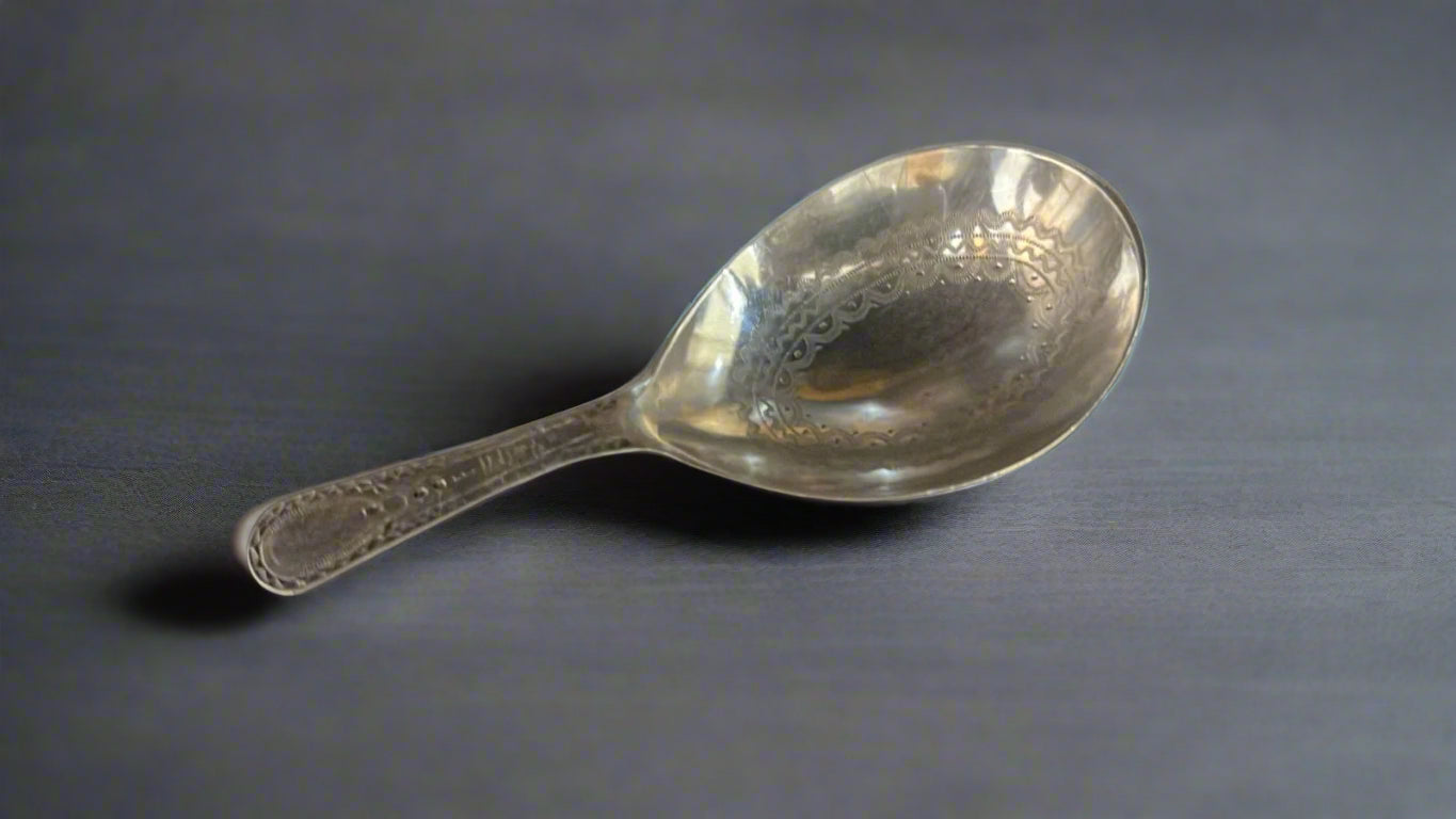 georgian silver caddy spoon