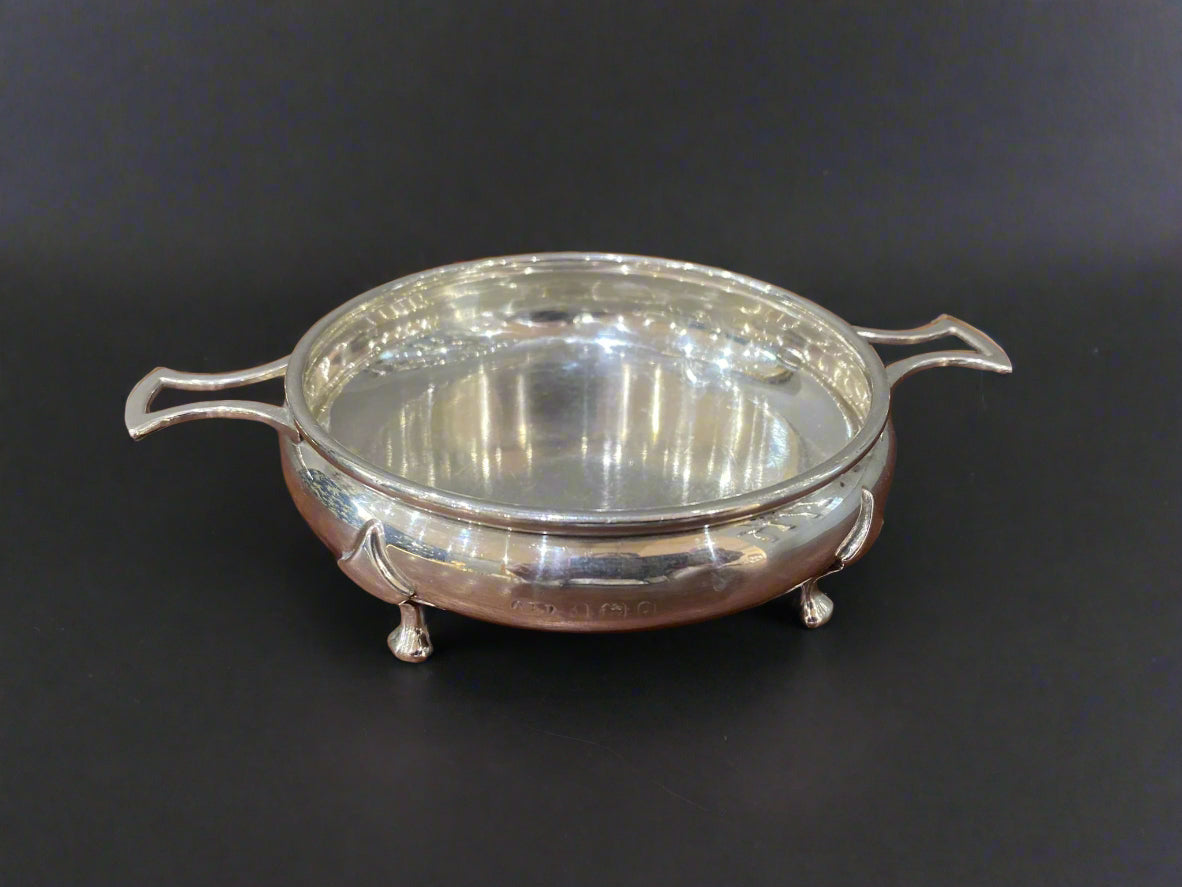 A E jones antique silver bowl