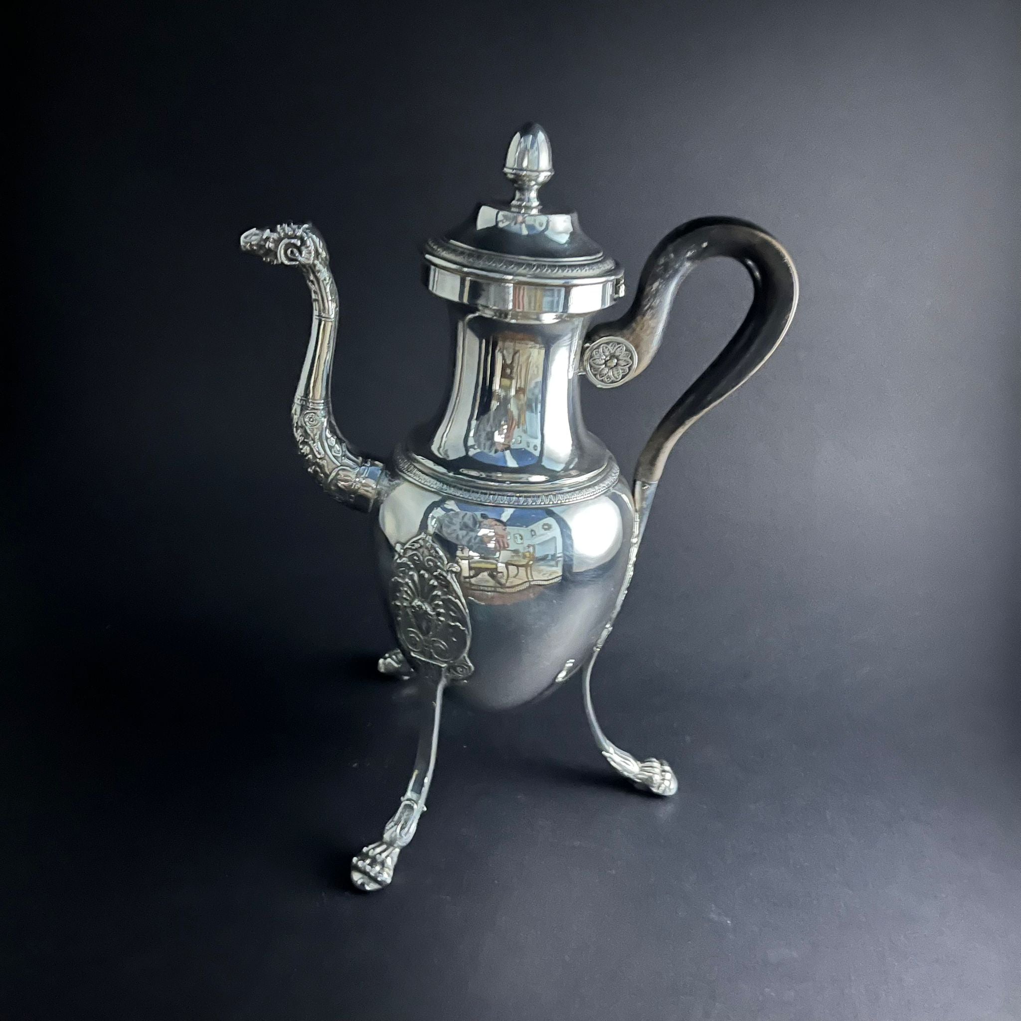 french silver wine ewer