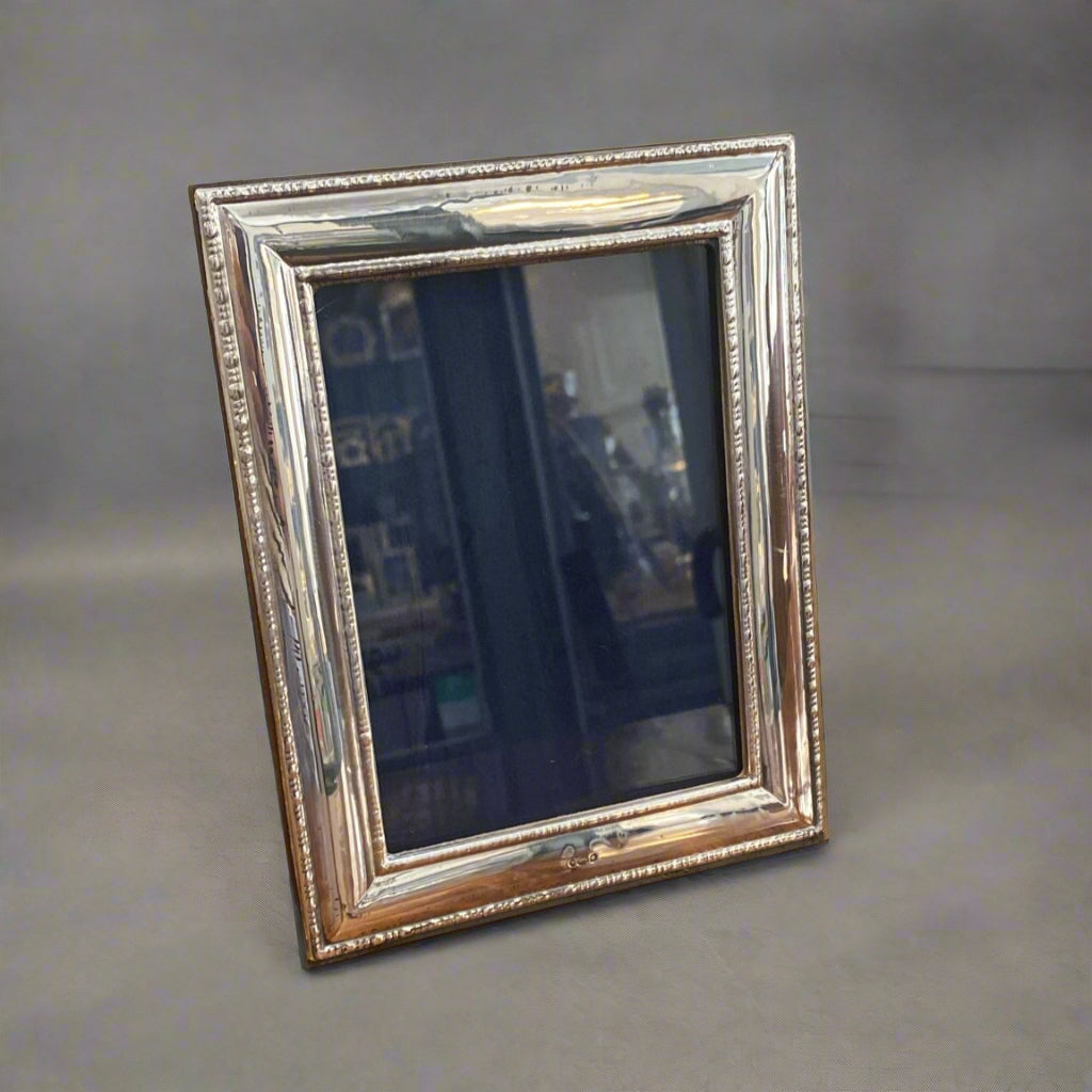 modern silver frame