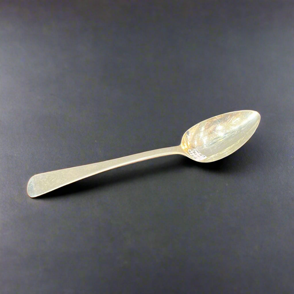 georgian silver dessert spoon