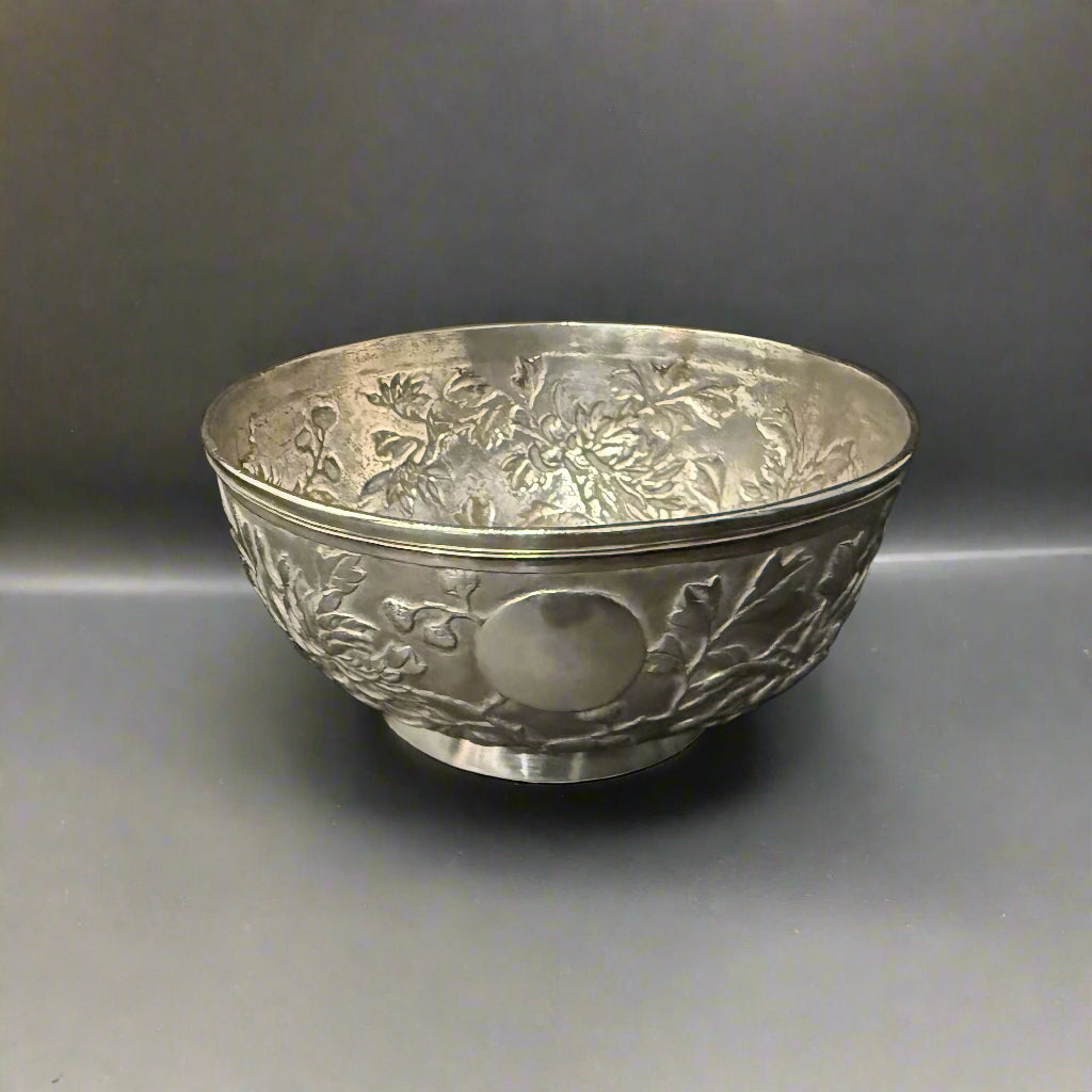 silver chinese bowl