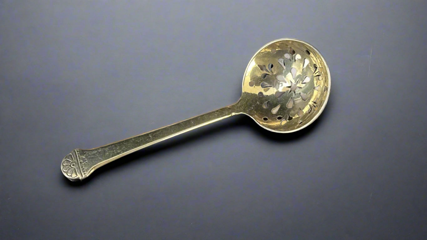 silver gilt sugar sifter antique