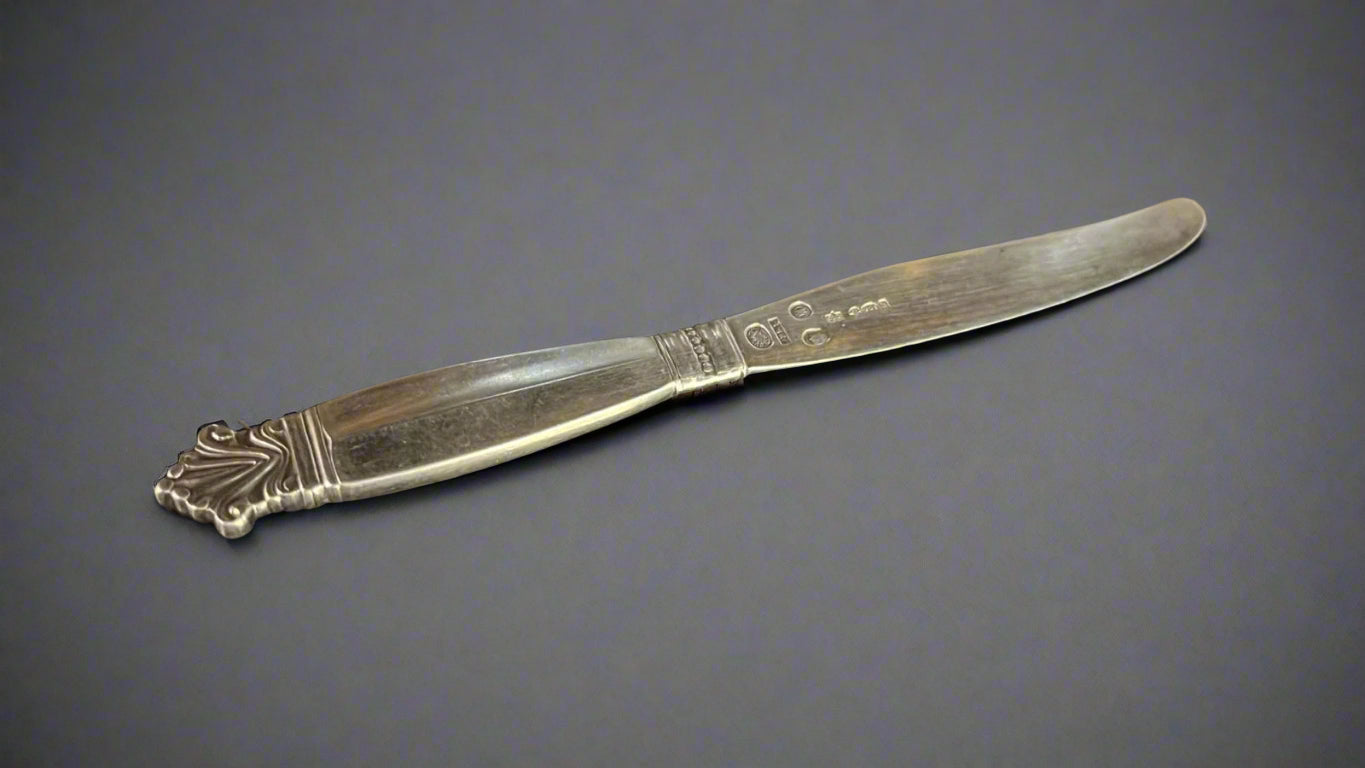 georg jensen silver butter knife