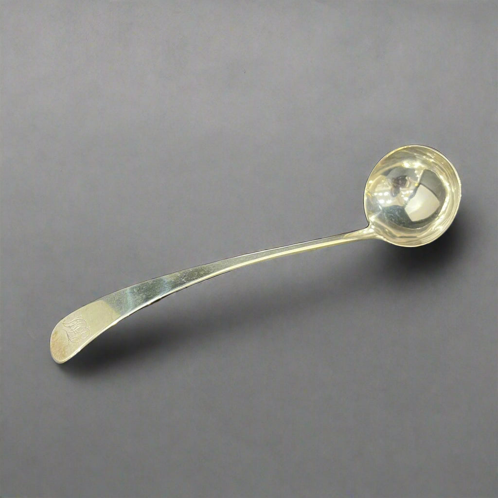 Single silver toddy ladle made in Aberdeen circa 1800